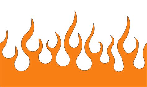 Flame Design Template